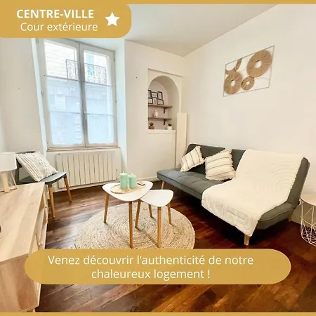 Apartament Cocon Au Coeur De Avec Cour - Centre